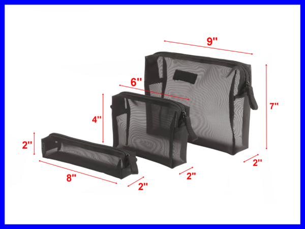 Travel-Cosmetic-Bags-for-Her-and-Him-Toiletry-Dopp-Light-Weight-Zip-SML-6pcs-222481417837-6