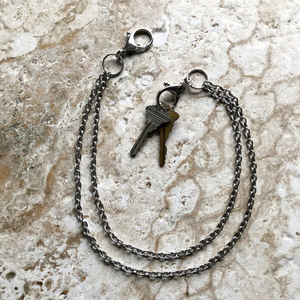 21-Inches-54cm-Fashion-Wallet-Chain-6mm-Double-Rolo-Stainless-Steel-Cable-225577110448-10