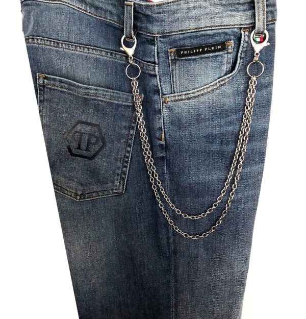 21-Inches-54cm-Fashion-Wallet-Chain-6mm-Double-Rolo-Stainless-Steel-Cable-225577110448-2