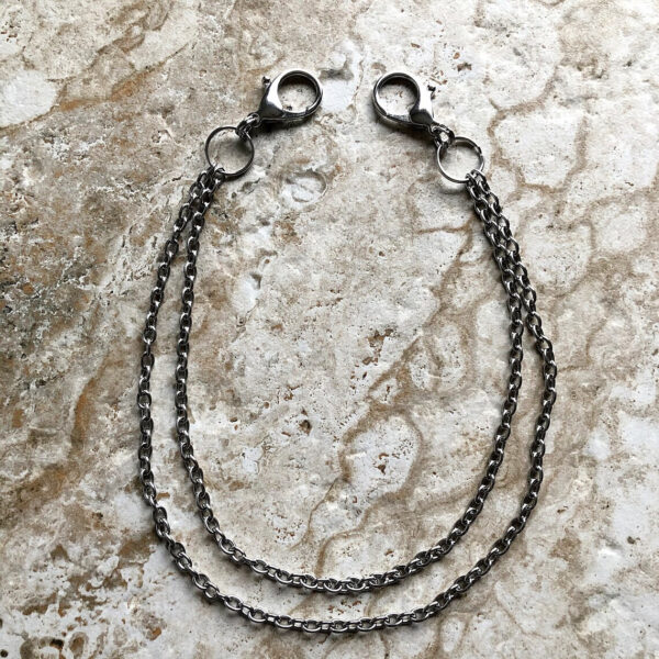 21-Inches-54cm-Fashion-Wallet-Chain-6mm-Double-Rolo-Stainless-Steel-Cable-225577110448-3