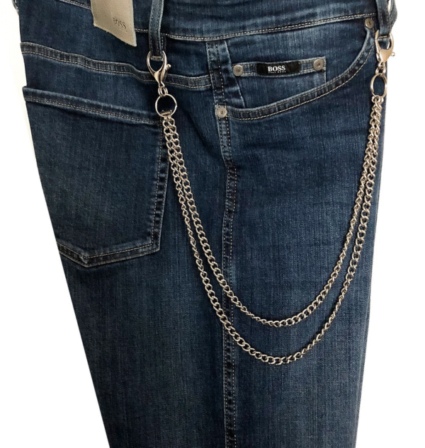 Fashion-Wallet-Chain-Double-Curb-Stainless-Steel-Cable-Unisex-21-Inches-54cm-325655430549-2