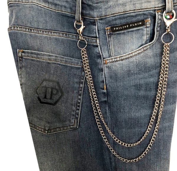 Fashion-Wallet-Chain-Double-Curb-Stainless-Steel-Cable-Unisex-21-Inches-54cm-325655430549