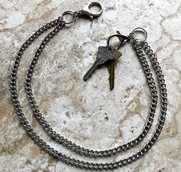 Fashion-Wallet-Chain-Double-Curb-Stainless-Steel-Cable-Unisex-21-Inches-54cm-325655430549-8